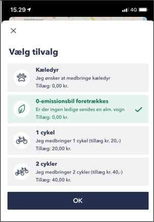 TAXA 4x35 App: Nu er det muligt at foretrække 0-emissionsbiler 4