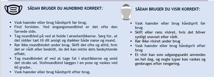 Krav om mundbind ved taxakørsel 5